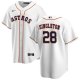 Men's #28 Jon Singleton Houston Astros Nike Home White Jersey