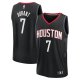 Men's Houston Rockets #7 Kevin Durant Fanatics Black Fast Break Player Statement Edition Jersey