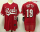 Men's Cincinnati Reds #19 Joey Votto Red Stitched MLB Flex Base Nike Jersey