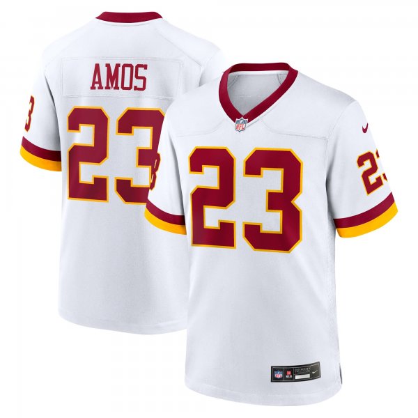 Men's #23 Trey Amos Washington Commanders Nike Game Super Bowl Era White Jersey