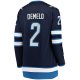 Women's Winnipeg Jets Dylan DeMelo Fanatics Navy Home Breakaway Player Jersey