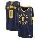 Youth Indiana Pacers #0 Tyrese Haliburton Fanatics Navy 2025 NBA Finals Fast Break Player Icon Edition Jersey