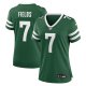 Women's Nike #7 Justin Fields Legacy Green New York Jets Game Jersey