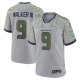 Men's #9 Kenneth Walker III Seattle Seahawks Nike 2025 Rivalries Collection Game Wolf Gray Jersey