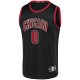 Men's Chicago Bulls Zach LaVine Fanatics Black Fast Break Team Replica Jersey - Statement Edition