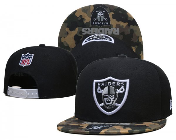 Las Vegas Raiders Black and Camouflag Cap