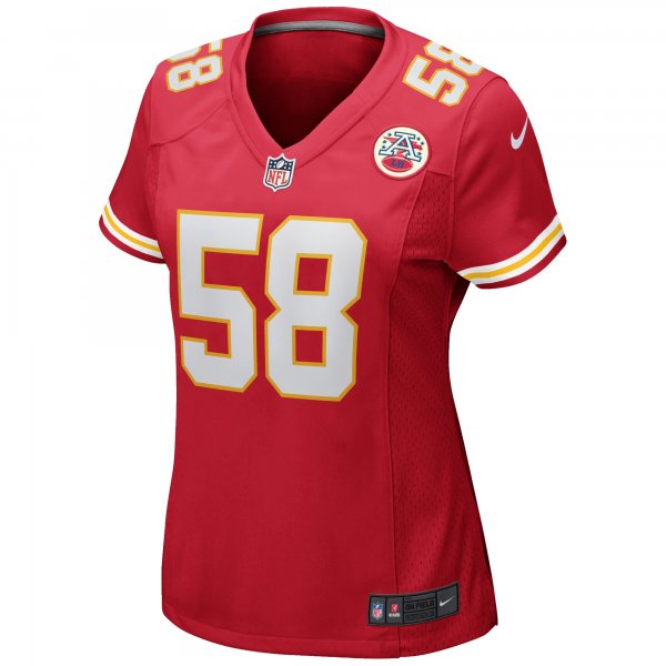 Women's Kansas City Chiefs Derrick Thomas Nike Red Game Retired Player Jersey