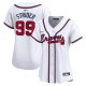 Women's Atlanta Braves Spencer Strider Nike White Home Limited Player Jersey