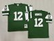 Men's New York Jets #12 Joe Namath Green Jersey