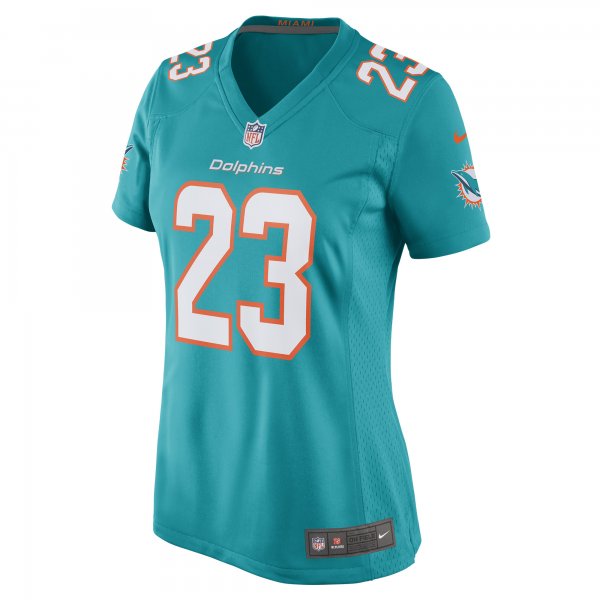 Women's Miami Dolphins Jeff Wilson Jr. Nike Aqua Game Player Jersey