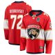 Men's #72 Sergei Bobrovsky Florida Panthers Fanatics 2025 Stanley Cup Final Home Breakaway Player Red Jersey