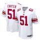 Men's New York Giants #51 Abdul Carter Nike 2025 NFL Draft First Round Pick Game White Jersey