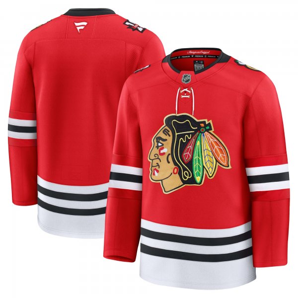 Men's Chicago Blackhawks Red Centennial Premium Jersey