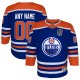 Youth Edmonton Oilers 2025 Stanley Cup Final Home Premier Custom Royal Jersey