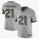 Men's Seattle Seahawks #21 Devon Witherspoon Gray Rivalries Collection F.U.S.E. Vapor Limited Stitched Jersey