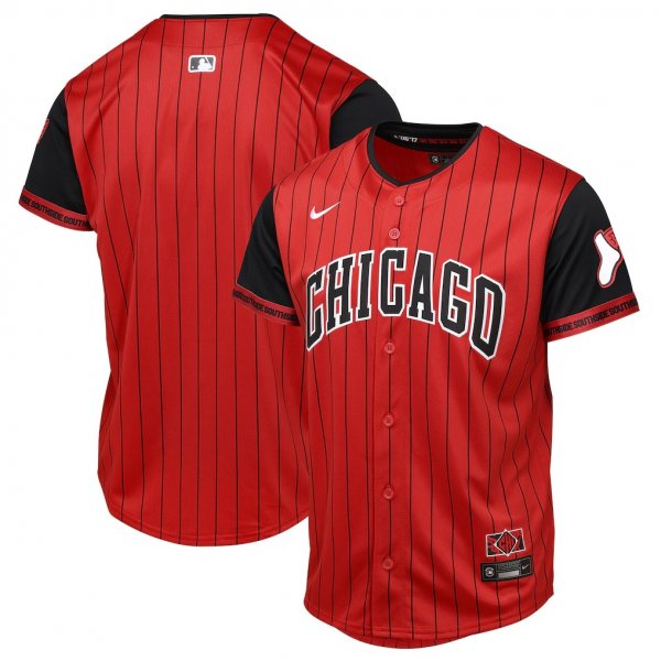 Youth Chicago White Sox Red/Black 2025 City Connect Jersey