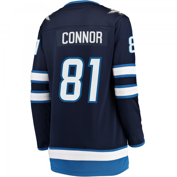 Women's Winnipeg Jets Kyle Connor Fanatics Navy Breakaway Jersey