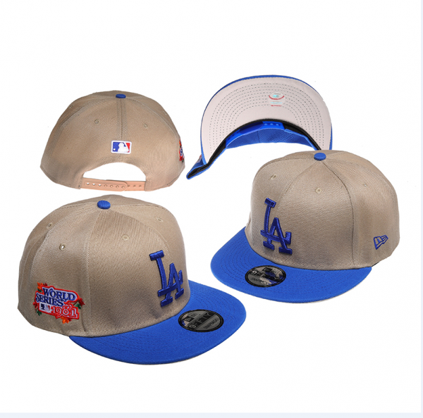 Los Angeles Dodgers Gray and Blue Cap