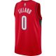 Men's Portland Trail Blazers Damian Lillard Jordan Brand Red 2020/21 Swingman Jersey - Statement Edition