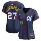 Women's American League #27 Vladimir Guerrero Jr. Nike Navy 2025 All-Star Edition Limited Player Jersey