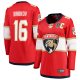 Women's #16 Aleksander Barkov Florida Panthers 2025 Stanley Cup Final Home Breakaway Player Red Jersey