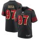 Men's #97 Nick Bosa San Francisco 49ers Nike 2025 Rivalries Collection Game Black Jersey