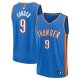 Youth Oklahoma City Thunder #9 Alex Caruso Fanatics Blue 2025 NBA Finals Fast Break Player Icon Edition Jersey