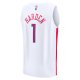 Youth Philadelphia 76ers James Harden Fanatics White Fastbreak Jersey - City Edition