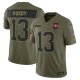 Men's #13 Brock Purdy San Francisco 49ers Nike 2025 Salute to Service Limited Olive Jersey