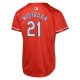 Youth St. Louis Cardinals Lars Nootbaar Nike Red 2024 City Connect Limited Player Jersey