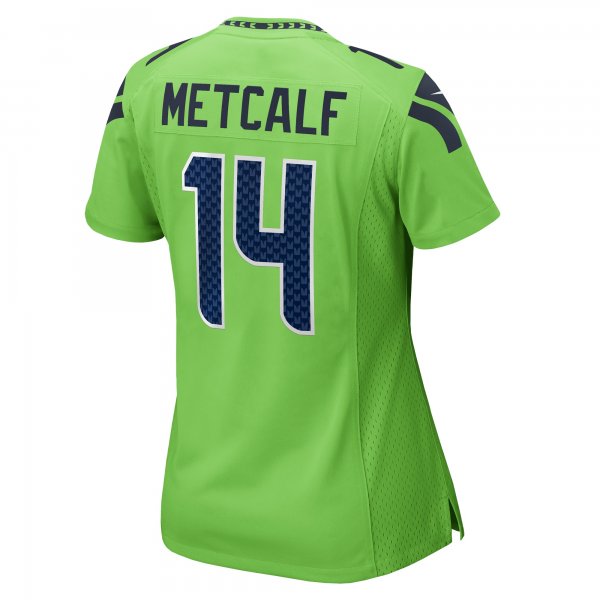 Women's Seattle Seahawks DK Metcalf Nike Neon Green  Game Jersey