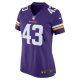 Women's Minnesota Vikings Andrew Van Ginkel Nike  Purple Team Game Jersey