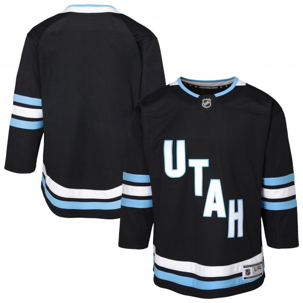 Youth Utah Mammoth Black Home Premier Jersey