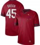 Men's Nike St. Louis Cardinals #45 Bob Gibson Red Cooperstown Collection Stitched MLB Jersey