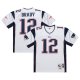 Men's New England Patriots #12 Tom Brady Mitchell & Ness White 2000 Legacy Authentic Jersey