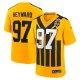 Men's Pittsburgh Steelers #97 Cameron Heyward Nike Gold Alternate 1933 Throwback Game Jersey